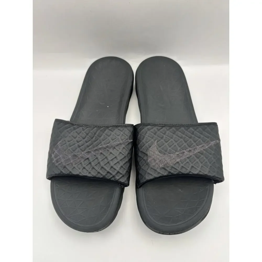 Nike Benassi Solarsoft 2 Black Slides Men Size 9